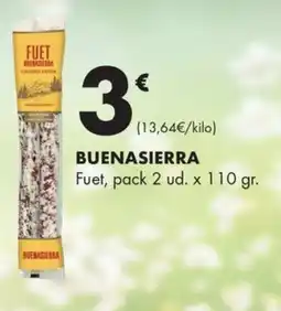Supermercados Lupa BUENASIERRA Fuet oferta