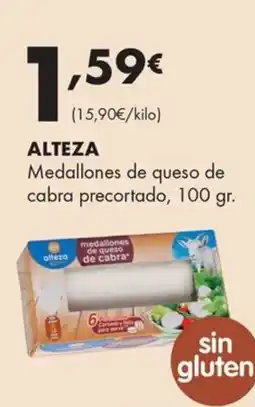 Supermercados Lupa ALTEZA Medallones de queso de cabra precortado oferta