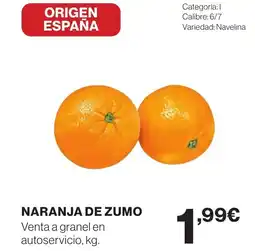 Supercor Naranja de zumo oferta