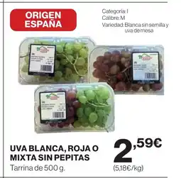 Supercor Uva blanca, roja o mixta sin pepitas oferta