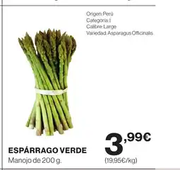 Supercor Espárrago verde oferta
