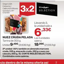 Supercor Nuez cruda pelada oferta