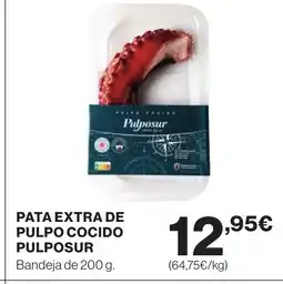 Supercor PULPOSUR Pata extra de pulpo cocido oferta