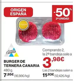Supercor Burger de ternera canaria oferta