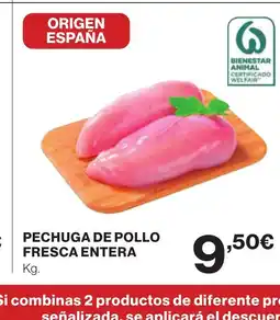 Supercor Pechuga de pollo fresca entera oferta