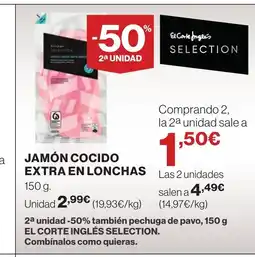 Supercor Jamón cocido extra en lonchas oferta