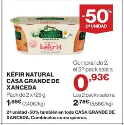 Supercor KÉFIR Natural casa grande de xanceda oferta
