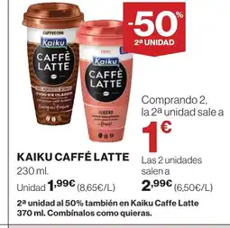 Supercor KAIKU Caffé latte oferta