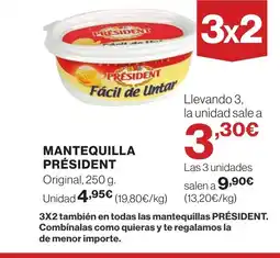 Supercor PRÉSIDENT Mantequilla oferta