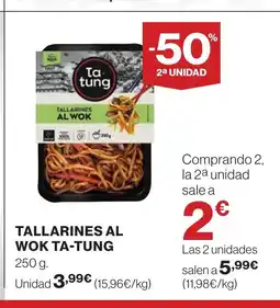Supercor TA-TUNG Tallarines al wok oferta