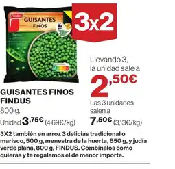 Supercor FINDUS Guisantes finos oferta