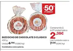 Supercor Bizcocho de chocolate o clásico oferta