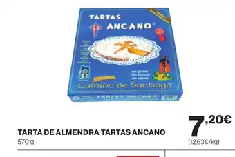 Supercor Tarta de almendra tartas ancano oferta