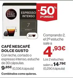 Supercor DOLCE GUSTO Café nescafé oferta