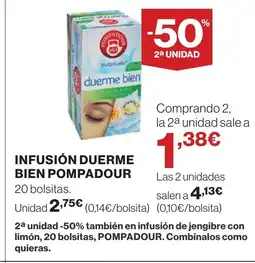 Supercor POMPADOUR Infusión duerme bien oferta