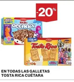 Supercor CUÉTARA En todas las galletas tosta rica oferta