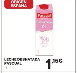 Supercor PASCUAL Leche desnatada oferta