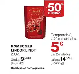Supercor LINDT Bombones lindor oferta