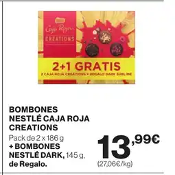Supercor Bombones nestlé caja roja creations oferta
