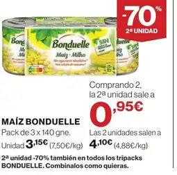Supercor BONDUELLE Maíz oferta