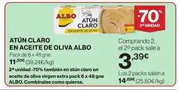 Supercor ALBO Atún claro en aceite de oliva oferta