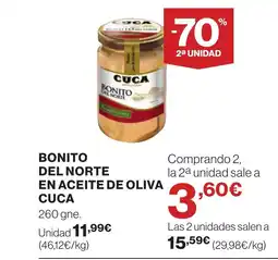 Supercor CUCA Bonito del norte en aceite de oliva oferta