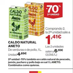 Supercor ANETO Caldo natural oferta