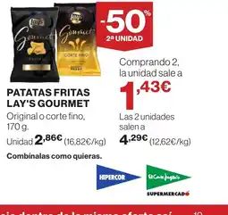 Supercor Patatas fritas lay's gourmet oferta