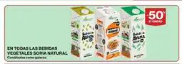 Supercor En todas las bebidas vegetales soria natural oferta