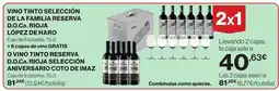 Supercor Vino tinto selección de la familia reserva d.o.ca. rioja oferta
