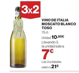Supercor Vino de italia moscato blanco toso oferta