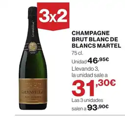 Supercor MARTEL Champagne brut blanc de blancs oferta