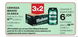 Supercor MAHOU CLÁSICA Cerveza oferta