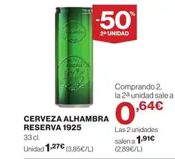 Supercor ALHAMBRA RESERVA 1925 Cerveza oferta