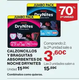 Supercor DRYNITES Calzoncillos y braguitas absorbentes de noche oferta