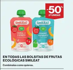 Supercor SMILEAT En todas las bolsitas de frutas ecológicas oferta
