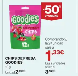 Supercor GOODIES Chips de fresa oferta