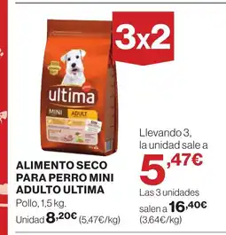 Supercor ULTIMA Alimento seco para perro mini adulto oferta