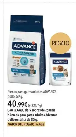 El Corte Inglés ADVANCE Pienso para gatos adultos pollo oferta