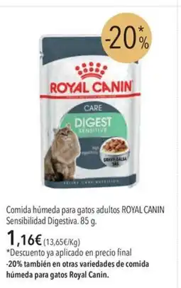 El Corte Inglés ROYAL CANIN Comida húmeda para gatos adultos Sensibilidad Digestiva oferta