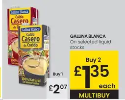 Eroski GALLINA BLANCA On selected liquid stocks oferta