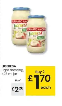 Eroski LIGERESA Light dressing oferta