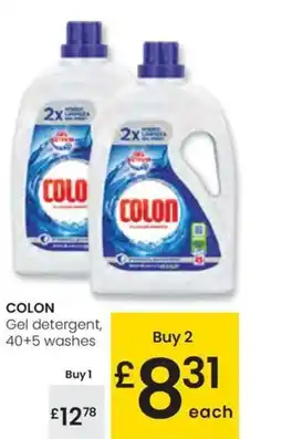 Eroski COLON Gel detergent, 40+5 washes oferta