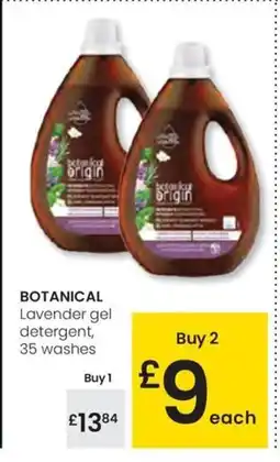 Eroski BOTANICAL Lavender gel detergent 35 washes oferta