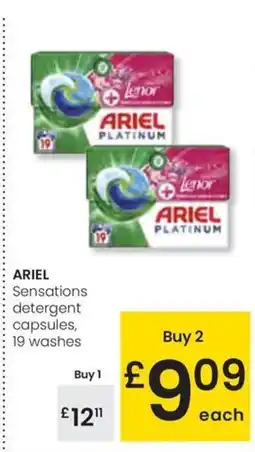 Eroski ARIEL Sensations detergent capsules, 19 washes oferta