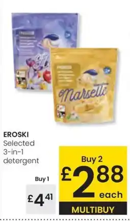 Eroski EROSKI Selected 3-in-1 detergent oferta