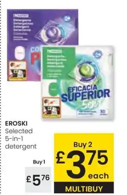 Eroski EROSKI Selected 5-in-1 detergent oferta