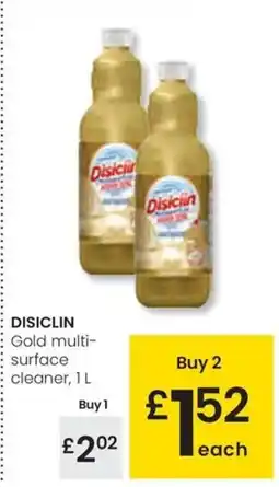 Eroski DISICLIN Gold multi- surface cleaner oferta