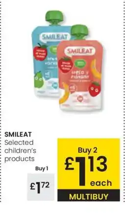 Eroski SMILEAT Selected children's products oferta