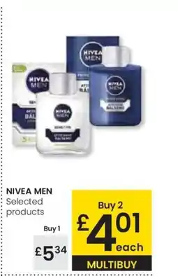 Eroski NIVEA MEN Selected products oferta
